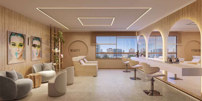 PERSPECTIVA ILUSTRATIVA DO ESPAÇO BEAUTY CARE