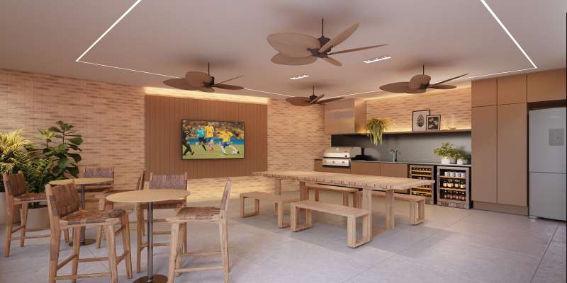 PERSPECTIVA ILUSTRATIVA DO SPORT BAR